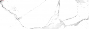 Плитка Meissen Keramik White stream белый 16492 (25x75)